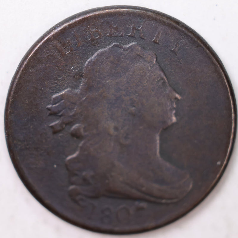 1807 Draped Bust Half Cent, Very Fine Circulated Coin. Store