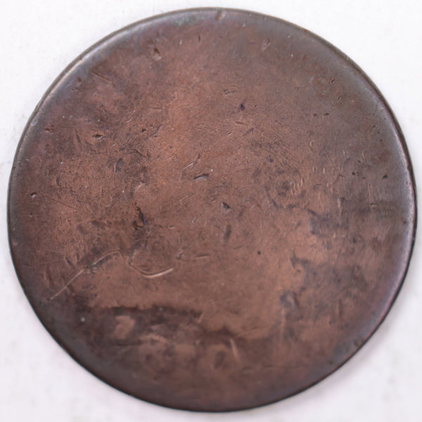 1810 Draped Bust Half Cent, About Good Circulated Coin. Store #B810.01