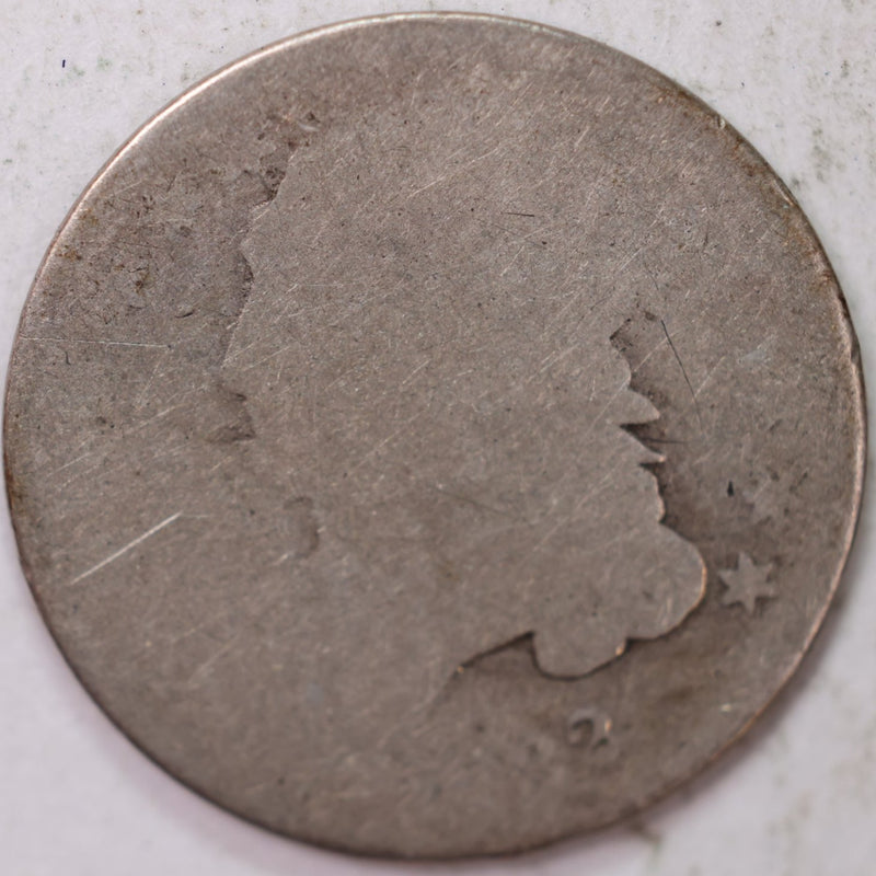 1832 Cap Bust Silver Dime, Poor Circulated Coin, Store