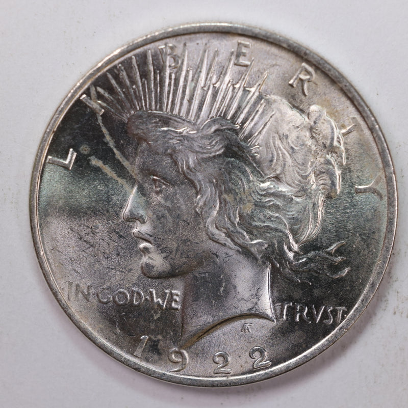 1922 Peace Silver Dollar., Gem Mint State Condition., Store Sale