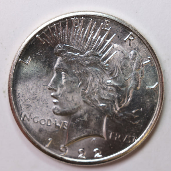 1922-S Peace Silver Dollar., Gem Mint State Condition., Store Sale #9009