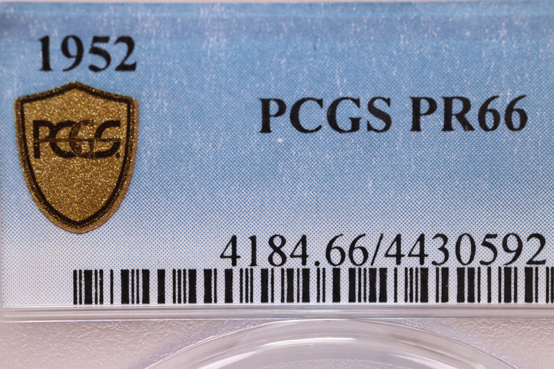 1952 Jefferson Nickel., PCGS, Proof 66., Store