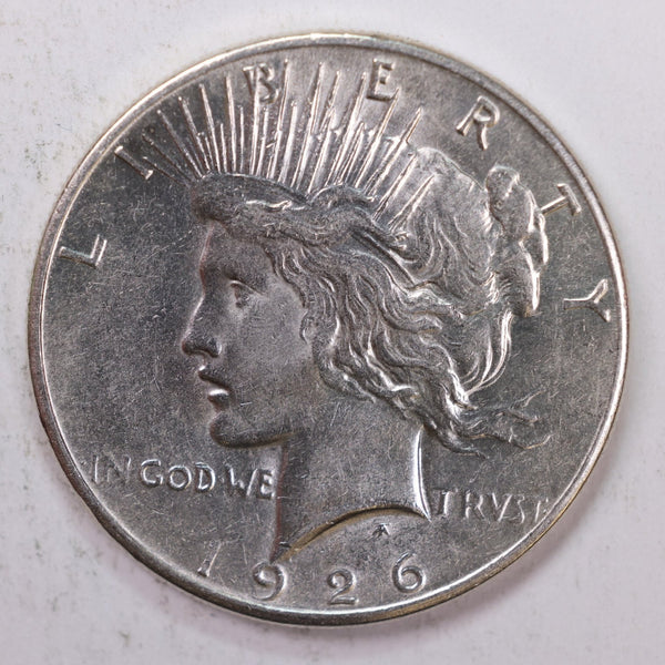 1926-S Peace Silver Dollar., Uncirculated Details Condition., Store Sale #9023