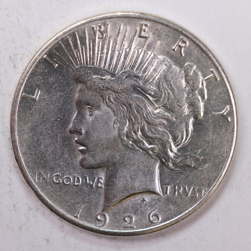 1926-S Peace Silver Dollar., Uncirculated Details Condition., Store Sale