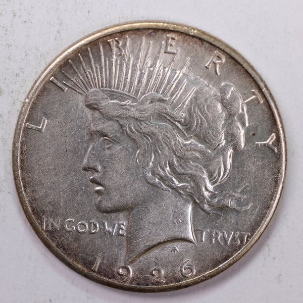 1926-S Peace Silver Dollar., About Uncirculated Details., Store Sale #9024