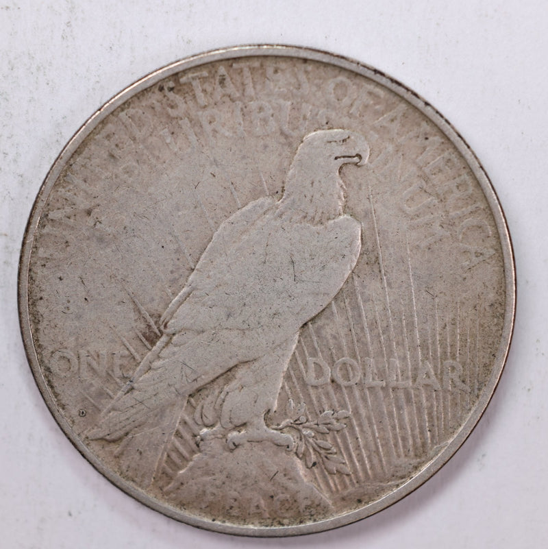 1927-D Peace Silver Dollar., Very Fine Circulated Coin., Store