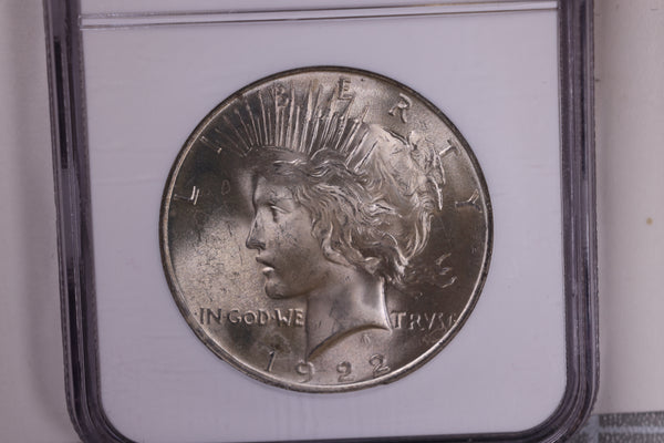 1922 Peace Silver Dollar., NGC MS-65., Uncirculated Coin., Store #9048