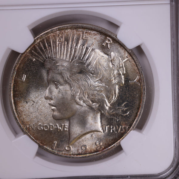 1923 Peace Silver Dollar., NGC MS-64., Uncirculated Coin., Store #9050