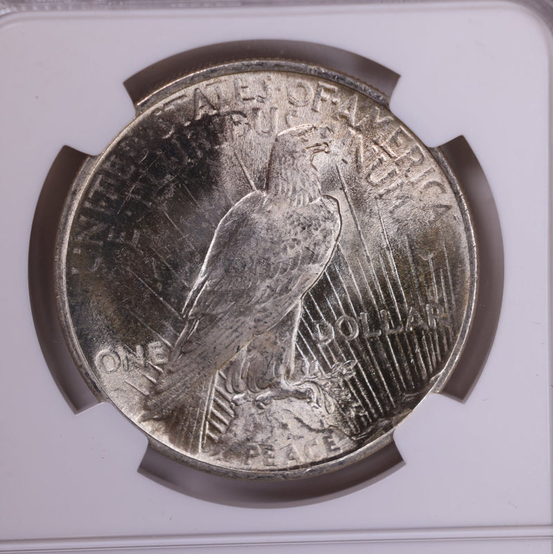 1922 Peace Silver Dollar., NGC MS-64., Uncirculated Coin., Store