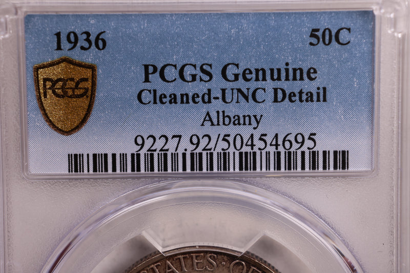 1936 Silver Commemorative., ' Albany'., PCGS UNC Details.,., Store