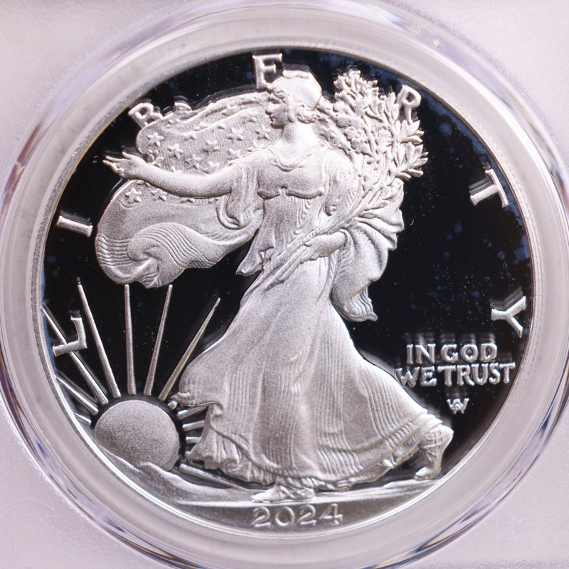 2024-W Proof American Silver Eagle., PCGS PF-68., Store