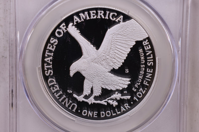 2024-S Proof American Silver Eagle., CAC Grading PR-69., Store