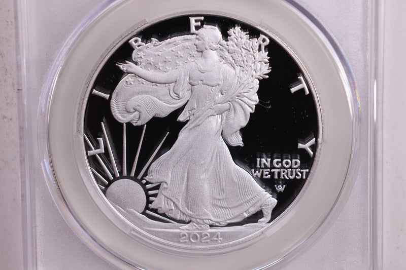 2024-S Proof American Silver Eagle., CAC Grading PR-69., Store