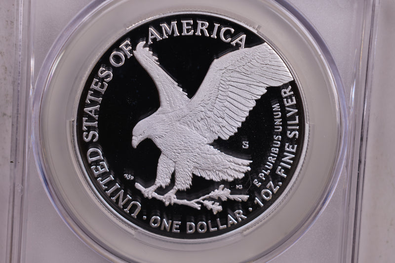 2024-S Proof American Silver Eagle., CAC Grading PR-69., Store