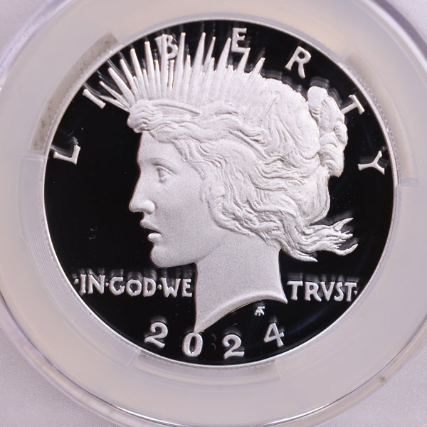 2024-S Proof Peace Silver Commemorative., CAC Grading PR70., Store #9071