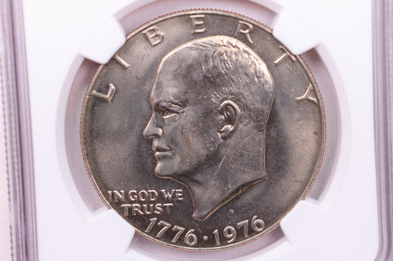 1976-D Eisenhower Dollar., NGC Graded., Store