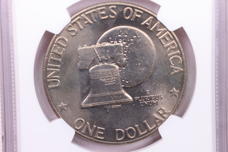 1976  Eisenhower Dollar., Type-2., NGC Graded., Store