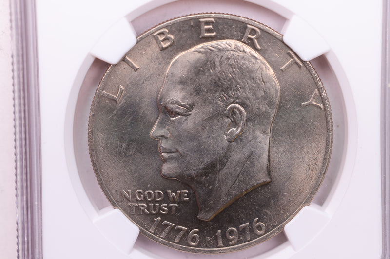 1976  Eisenhower Dollar., Type-2., NGC Graded., Store