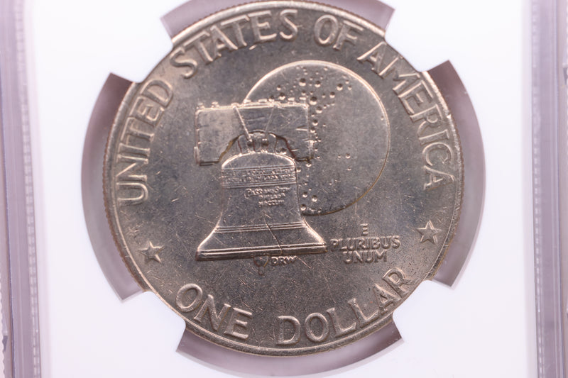 1976  Eisenhower Dollar., Type-2., NGC Graded., Store