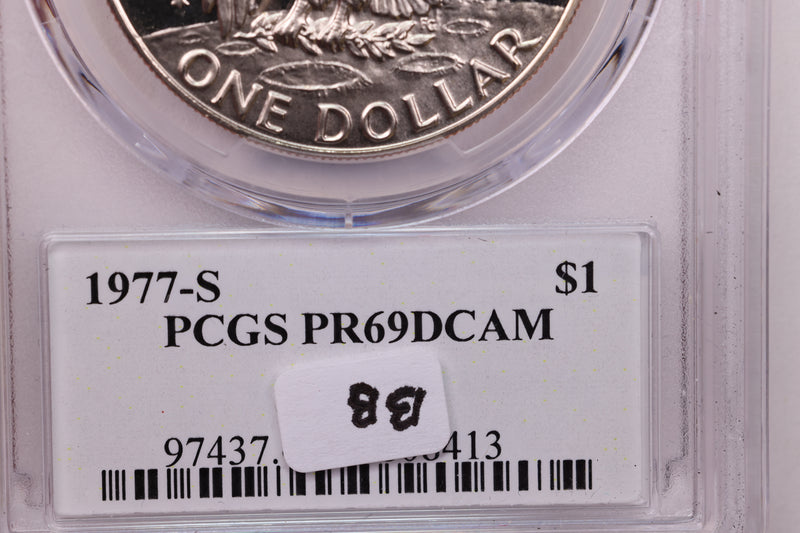 1977-S $1 Eisenhower Dollar., PCGS Certified Proof., Store