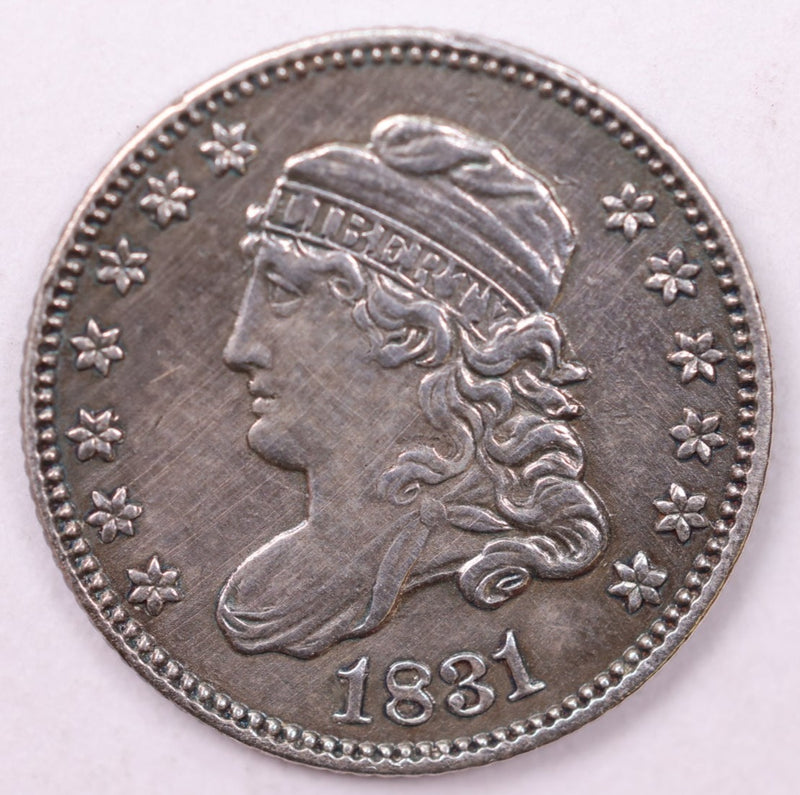 1831 Cap Bust Half Dime., AU., Coin., Store Sale