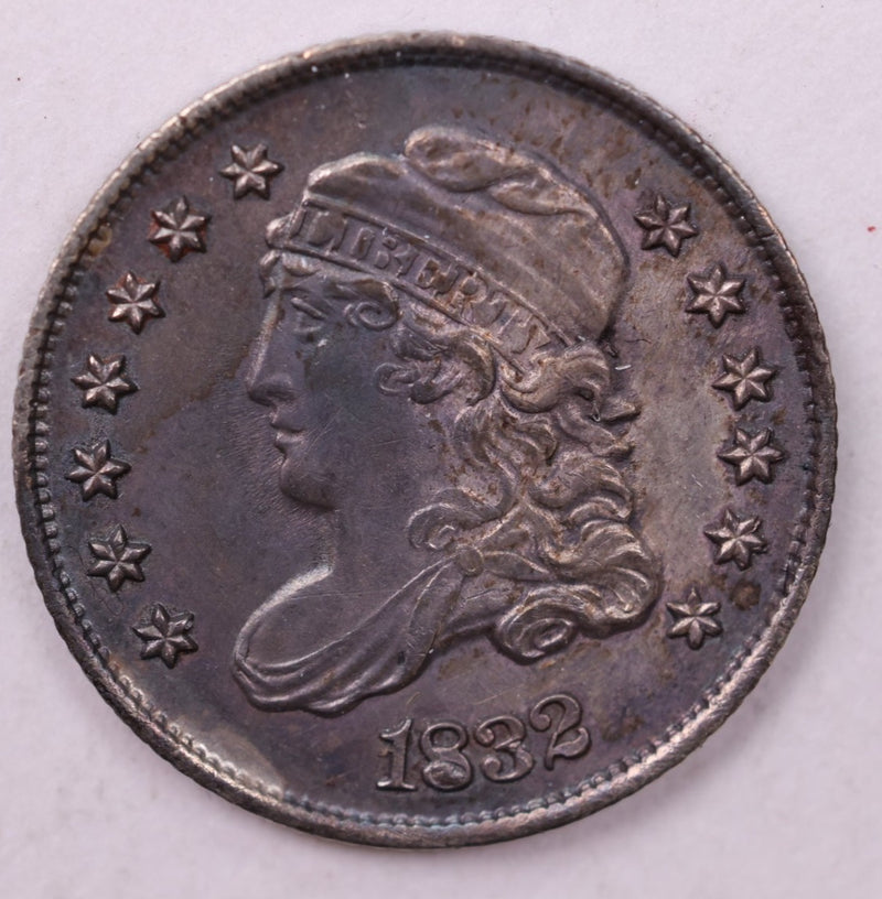 1832 Cap Bust Half Dime., AU ++., Coin., Store Sale