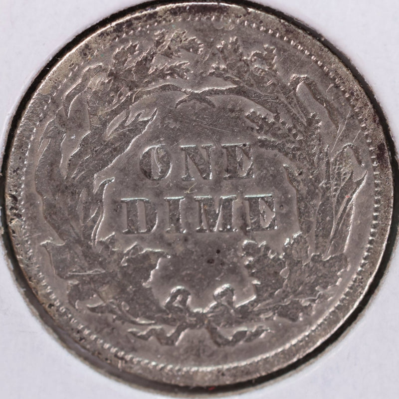 1891-O Seated Liberty Silver Dime, Very Fine Circulated Coin, Store