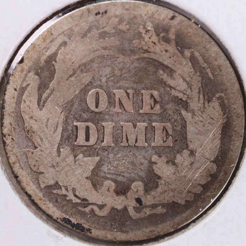 1894 Barber Silver Dime, Fair Circulated Coin, Store