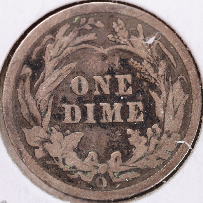 1902-O Barber Silver Dime, Very Good Circulated Coin, Store