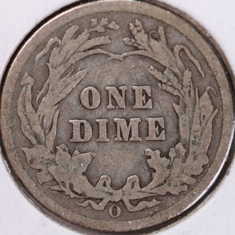 1903-O Barber Silver Dime, Very Good Circulated Coin, Store