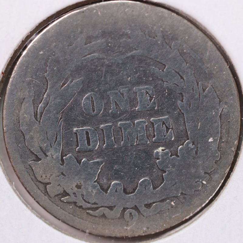 1903-O Barber Silver Dime, Abt Good Circulated Coin, Store