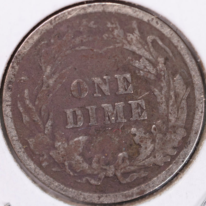 1904 Barber Silver Dime, Very Good Circulated Coin, Store