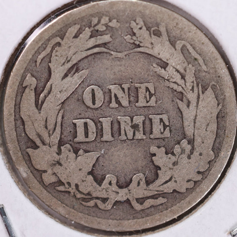 1905 Barber Silver Dime, Very Good Circulated Coin, Store