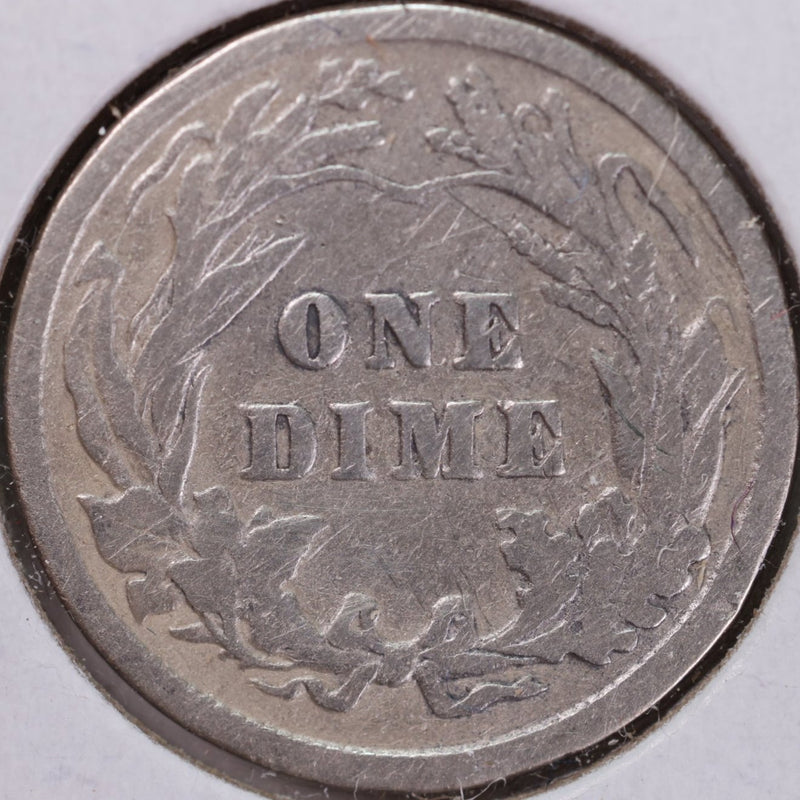 1900 Barber Silver Dime, Very Good Circulated Coin, Store