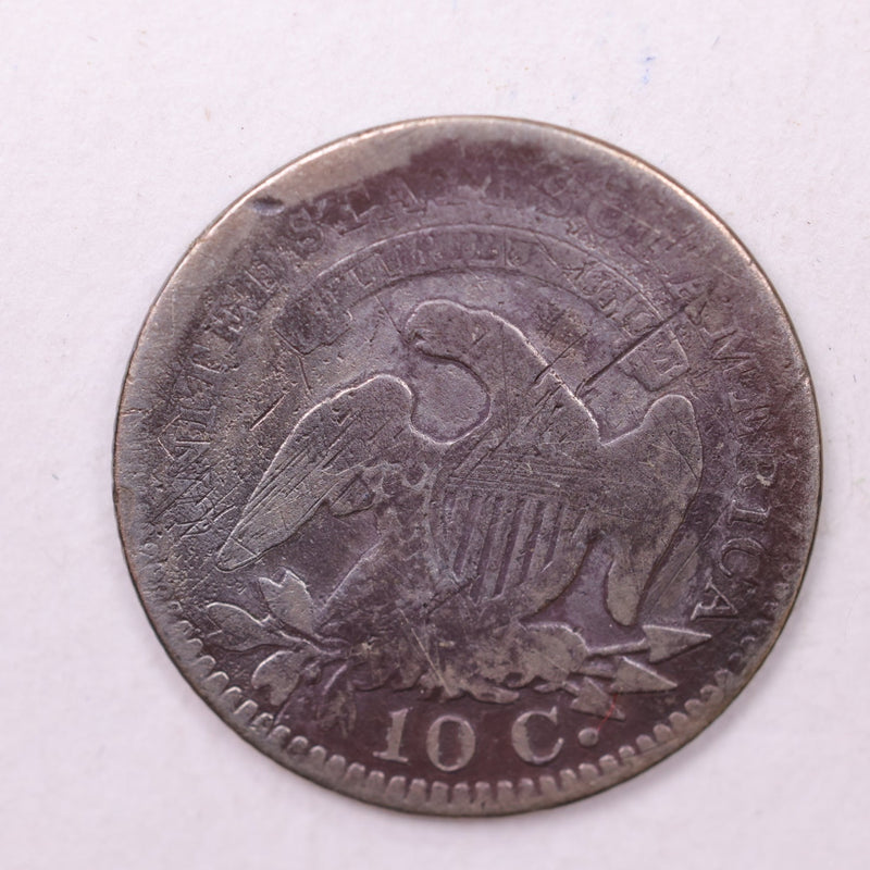 1821 Cap Bust Dime., Very Good., Large Date., Store Sale