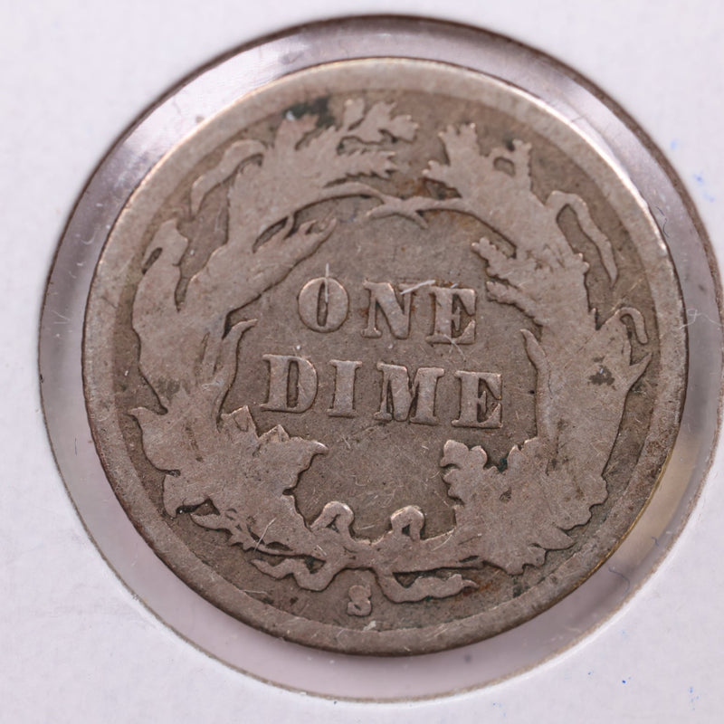 1888 silver fashion dime