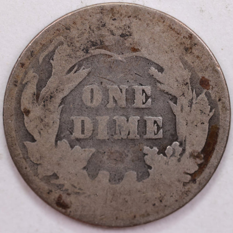 1894 Barber Silver Dime, Fair Circulated Coin, Store