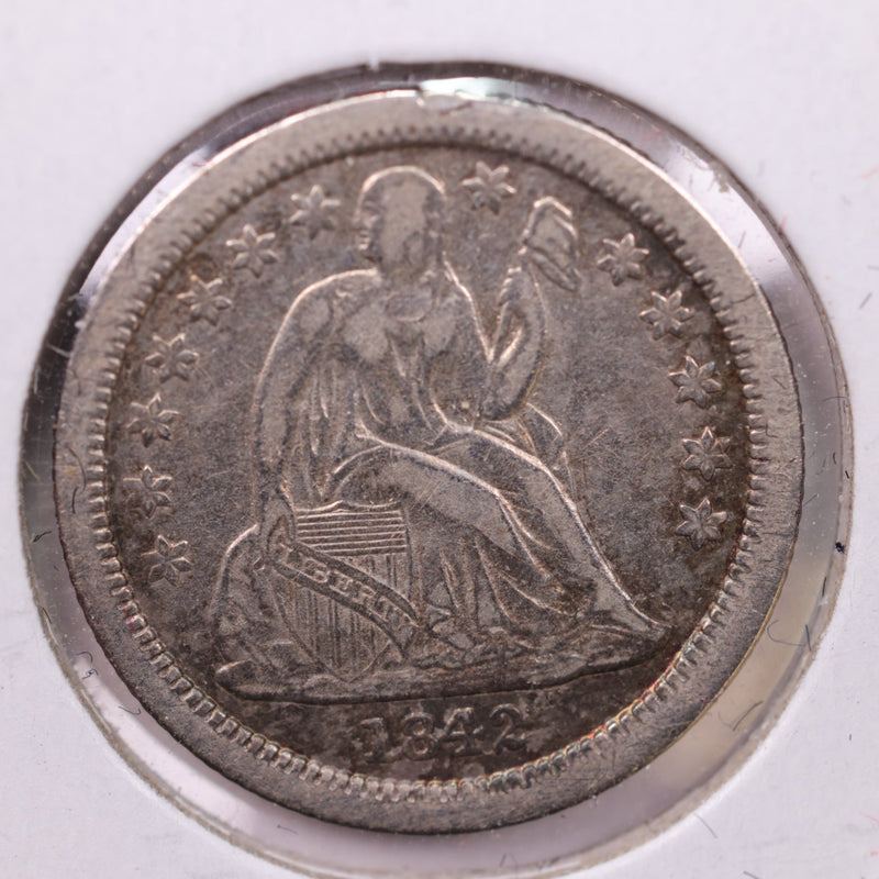 1842-O Seated Liberty Silver Dime., Extra Fine., Store Sale