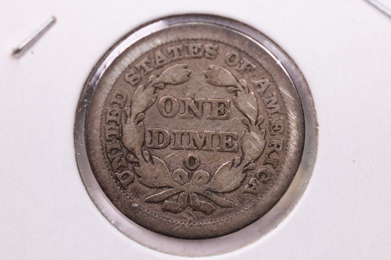 1850-O Seated Liberty Silver Dime., V.G., Store Sale