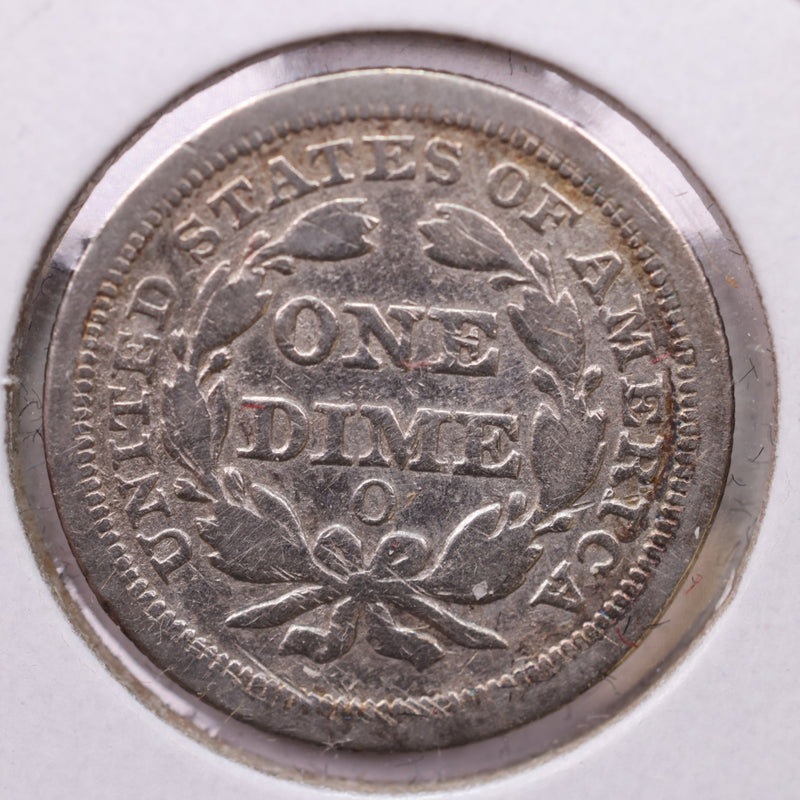 1851-O Seated Liberty Silver Dime., V.F. Details., Store Sale