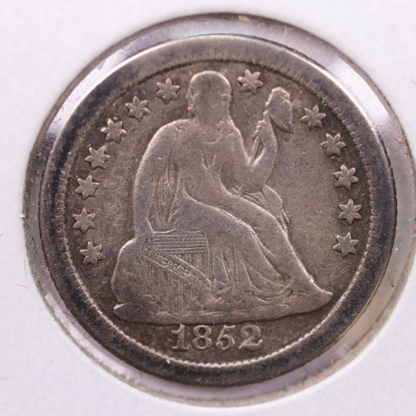 1852-O Seated Liberty Silver Dime., X.F., Store Sale #19038