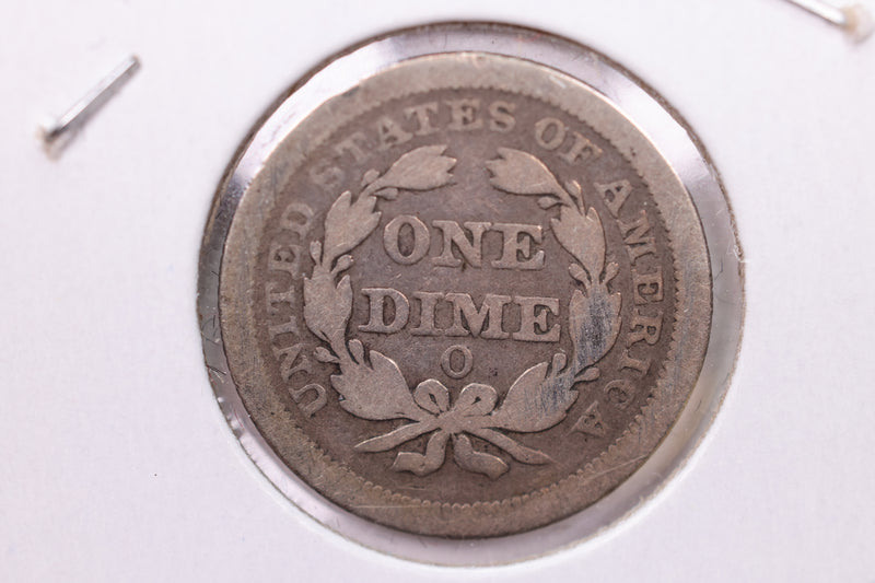 1852-O Seated Liberty Silver Dime., Fine., Store Sale