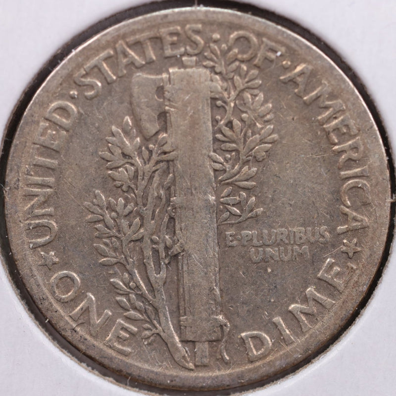 1927 Mercury Silver Dime, Very Fine Circulated Coin, Store