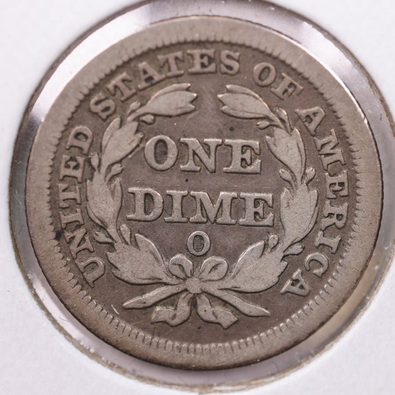 1854-O Seated Liberty Silver Dime., V.F., Store Sale