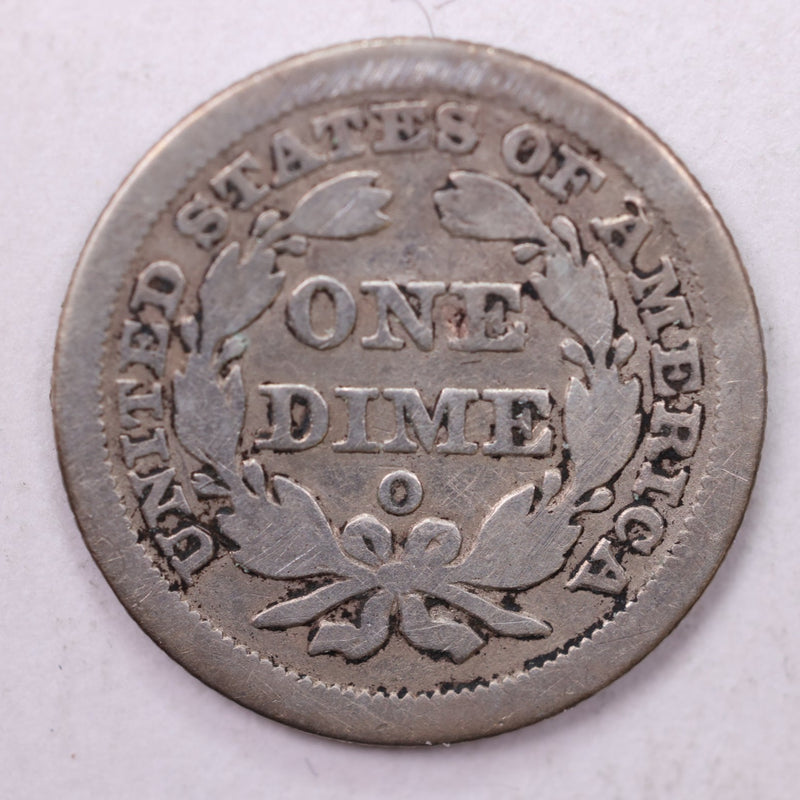 1856-O Seated Liberty Silver Dime., Fine., Store Sale