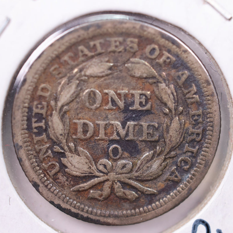 1857-O Seated Liberty Silver Dime., V.F., Store Sale