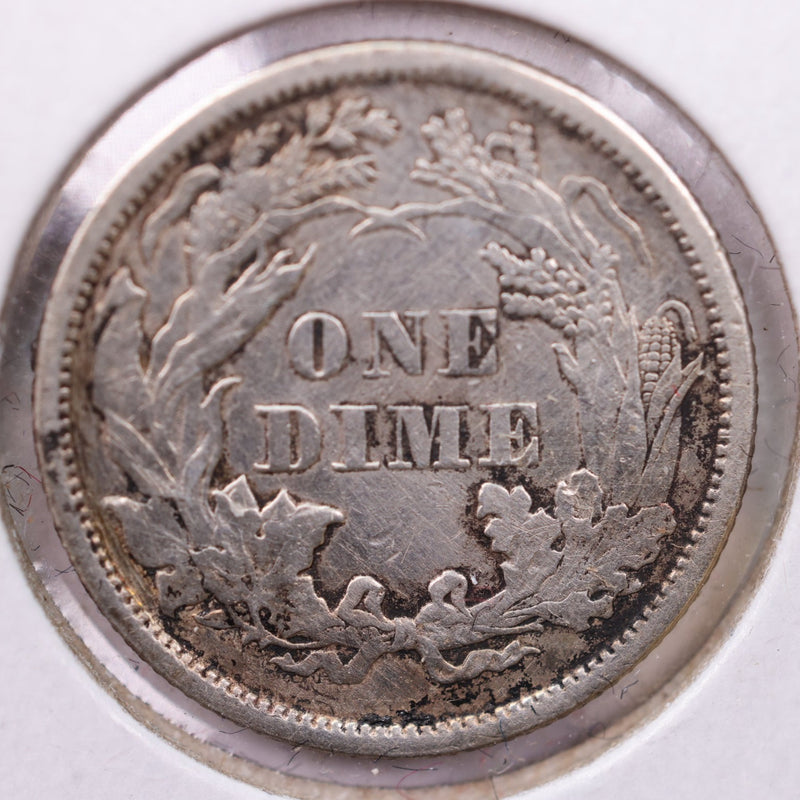 1860 Seated Liberty Silver Dime., X.F+., Store Sale