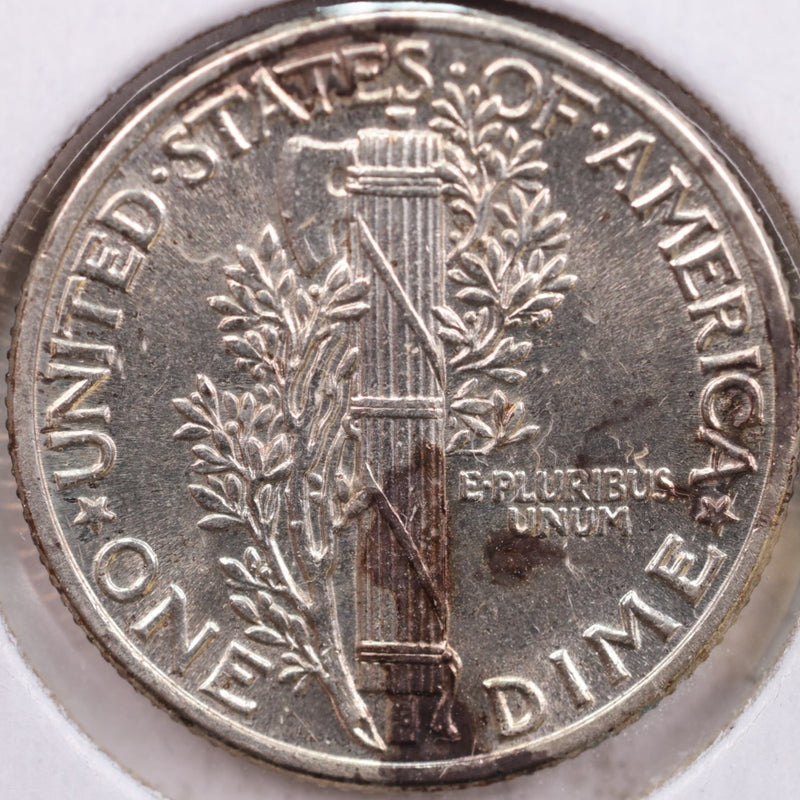 1941 Mercury Silver Dime, Mint State Uncirculated Coin, Store