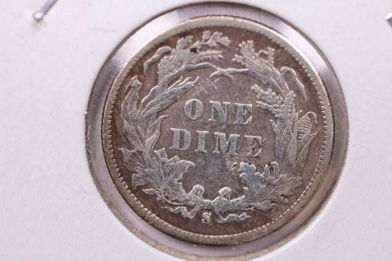 1889 Seated Liberty Silver Dime., A.U ., Store Sale