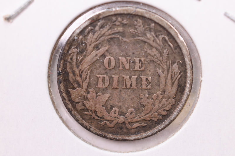 1892 Barber Silver Dime., V.G., Store Sale